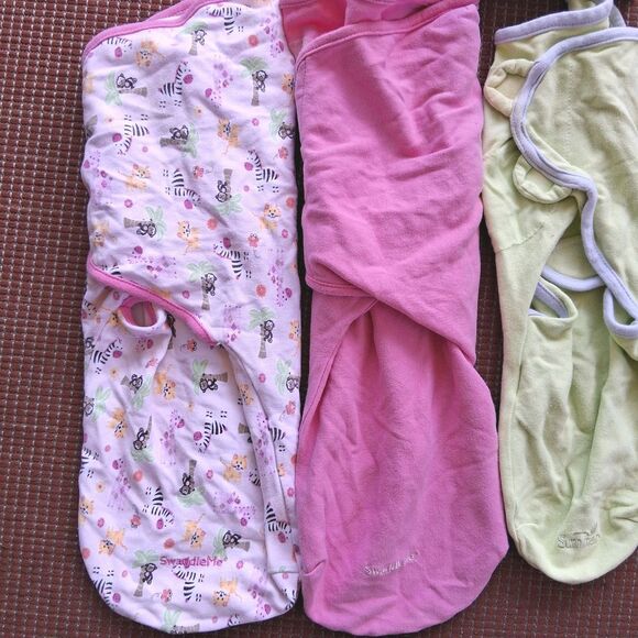 Swaddle Me Sleep Swaddles Sacks Large Med Mix Lot Of 5 Summer Kiddopotamus - Picture 2 of 6